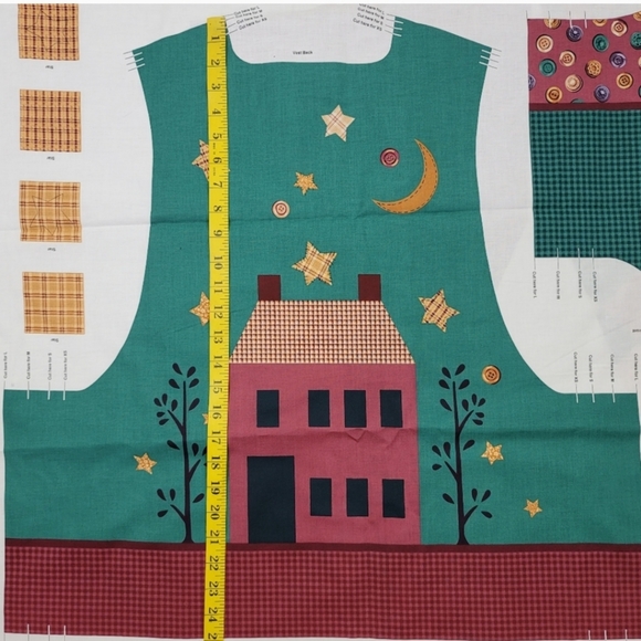 Cut & Sew Vest Fabric Panel STARRY NIGHT - Picture 6 of 16